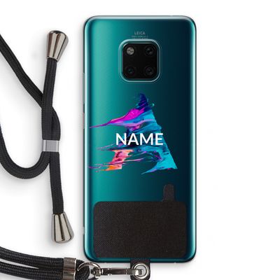 Abstract Spectrum: Huawei Mate 20 Pro Transparant Hoesje met koord