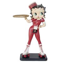 Betty Boop Rollerskate Serveerster beeld 3ft / 98 cm