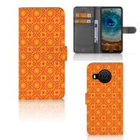 Nokia X10 | Nokia X20 | Telefoon Hoesje | Batik Oranje