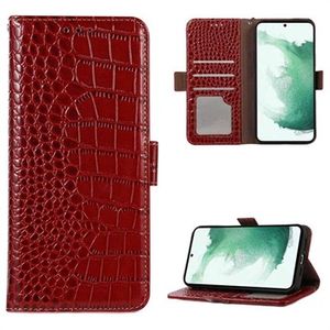 Crocodile Series Samsung Galaxy A53 5G Wallet Leren Hoesje met RFID - Rood