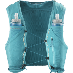 Salomon Adv skin 5 with flasks - BLAUW - Unisex