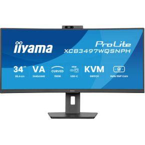 Iiyama Prolite XCB3497WQSNPH-B1 34 UWQHD 120Hz VA KVM Monitor