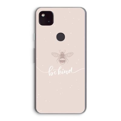 Be(e) kind: Google Pixel 4a 5G Transparant Hoesje