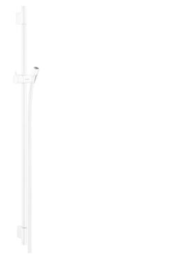Hansgrohe Unica S Puro glijstang 90 cm met doucheslang, mat wit