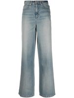 Kenzo jean ample à patch logo - Bleu