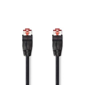 Nedis CAT6-kabel | RJ45 Male naar RJ45 Male | U/UTP | 1 m | 1 stuks - CCGP85200BK10 CCGP85200BK10