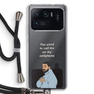Hotline bling: Xiaomi Mi 11 Ultra Transparant Hoesje met koord