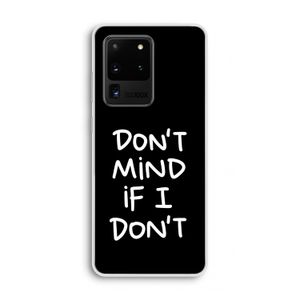 Don't Mind: Samsung Galaxy S20 Ultra Transparant Hoesje