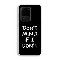 Don't Mind: Samsung Galaxy S20 Ultra Transparant Hoesje