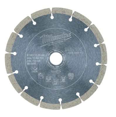 Milwaukee Accessoires Diamantdoorslijpschijf DUH 180 - 4932399541