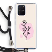 Roses are red: Samsung Galaxy Note 10 Lite Transparant Hoesje met koord