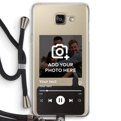 Music Player: Samsung Galaxy A5 (2016) Transparant Hoesje met koord