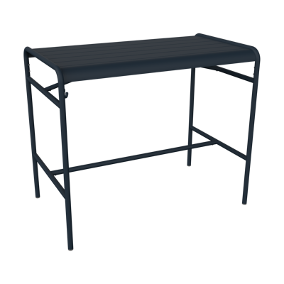 Fermob Luxembourg tuintafel hoog 126x73 cm Deep Blue