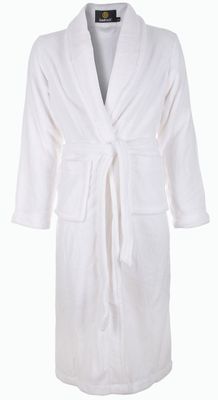 Effen witte badjas-l/xl