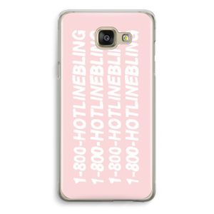 Hotline bling pink: Samsung Galaxy A5 (2016) Transparant Hoesje