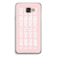 Hotline bling pink: Samsung Galaxy A5 (2016) Transparant Hoesje