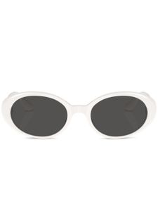 Dolce & Gabbana Eyewear lunettes de soleil à monture ronde - Blanc