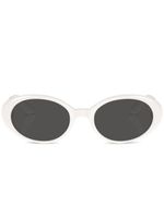 Dolce & Gabbana Eyewear lunettes de soleil à monture ronde - Blanc