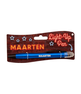 Light up pen Maarten