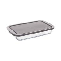 5Five Ovenschaal van borosilicaat glas met deksel - rechthoek - 1.6 Liter - 29 x 18 x 5 cm - Ovenschalen - thumbnail