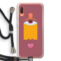 Mono V: Samsung Galaxy A20e Transparant Hoesje met koord