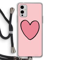 Hartje: OnePlus 9 Transparant Hoesje met koord