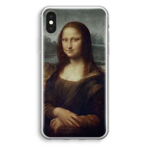 Mona Lisa: iPhone XS Transparant Hoesje