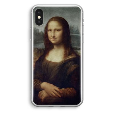 Mona Lisa: iPhone XS Transparant Hoesje