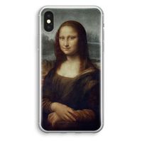 Mona Lisa: iPhone XS Transparant Hoesje