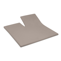 Cinderella single-split topper hoeslaken 160x200 taupe tot 15cm