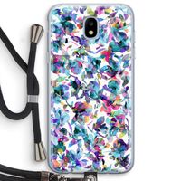 Hibiscus Flowers: Samsung Galaxy J5 (2017) Transparant Hoesje met koord