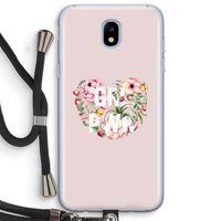 GRL PWR Flower: Samsung Galaxy J5 (2017) Transparant Hoesje met koord