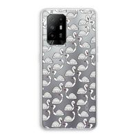 Zwanen: Oppo A95 5G Transparant Hoesje