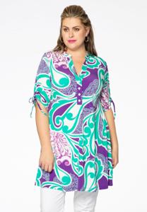 Yoek Tunic wide bottom | Paars | Maat 38/40