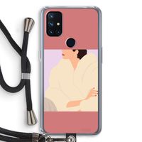 Cosy: OnePlus Nord N10 5G Transparant Hoesje met koord Cosy: OnePlus Nord N10 5G Transparant Hoesje met koord
