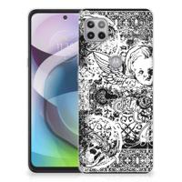 Silicone Back Case Motorola Moto G 5G Skulls Angel