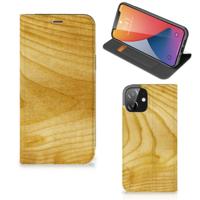 iPhone 12 | iPhone 12 Pro Book | Wallet Case | Licht Hout