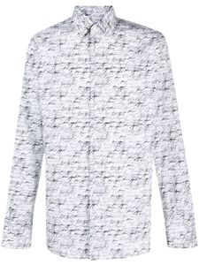 Karl Lagerfeld chemise Karl Signature en coton - Blanc