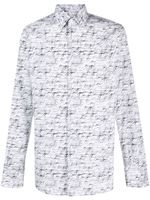 Karl Lagerfeld chemise Karl Signature en coton - Blanc