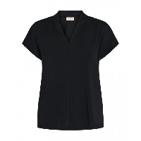 FreeQuent - Zwart | Dames | Top | Zwart | XXL | regular | Kamst mode