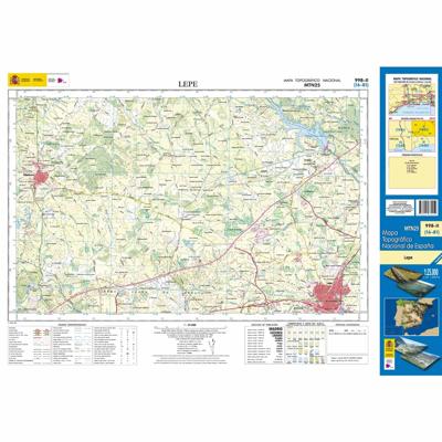 Topografische kaart 998-II Lepe | CNIG - Instituto Geográfico Nacional1