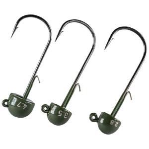 LMAB Tungsten Ned Jig Green Pumpkin 3st. Size 2/0 - 4,7 gr