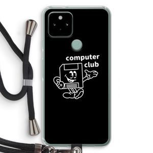 Floppyhead: Pixel 5 Transparant Hoesje met koord