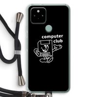 Floppyhead: Pixel 5 Transparant Hoesje met koord