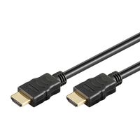 Goobay HDMI kabel - 1.4 - High Speed - Geschikt voor 4K Ultra HD 2160p en 3D-weergave - Beschikt over Ethernet - 0.5 meter - Korte HDMI kabel