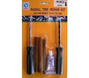 Tubeless reparatie-set m/koord