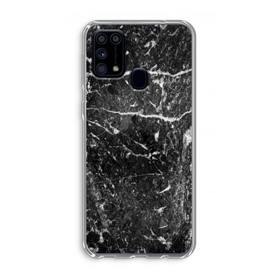 Zwart marmer: Samsung Galaxy M31 Transparant Hoesje