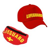 Lifeguard / strandwacht verkleed set - 2-delig - Carnaval verkleedaccessoires