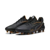 PUMA King Ultimate Gras / Kunstgras Voetbalschoenen (MG) Zwart Oranje Zilver PUMA King Ultimate Gras / Kunstgras Voetbalschoenen (MG) Zwart Oranje Zilver