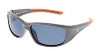 H.I.S zonnebril 80102 cat. 3 rechthoekig grijs/oranje - thumbnail